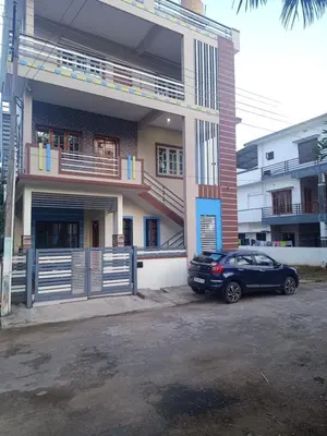 a car parked in front of a building at 
