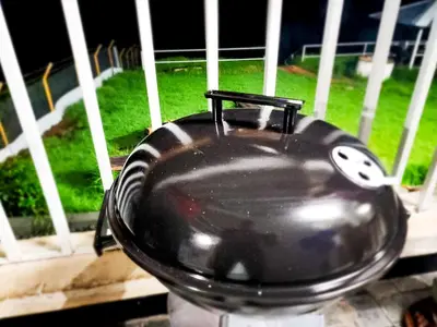a black frisbee with a cat face on it at Cloud & Mist Inn-Whole Villa Stay with Mountain Views in Kotagiri, Near Ooty in Kotagiri