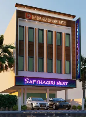 a rendering of the exterior of a saphir nest hotel at Hotel Sapthagiri Nest in Coimbatore