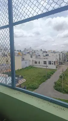 a view of a city from a window at AR premium family homestay in Mysore