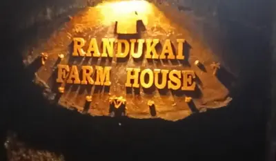 a pumpkin with the words ramukat farm house on it at Randukai Farm House in Athirappally