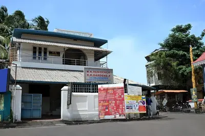 a building on the side of a street at K.K RESIDENCY in Palakkad