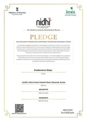 a screenshot of the mitch pickeper website at Exuberance Villa in Batheri