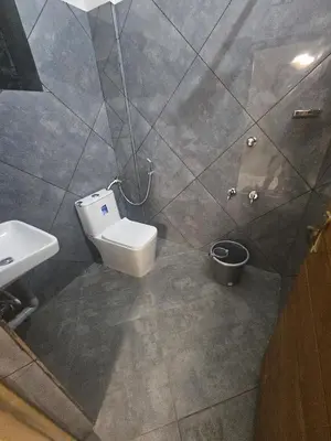 a bathroom with a toilet and a sink at Regent Tourist Home in Palakkad