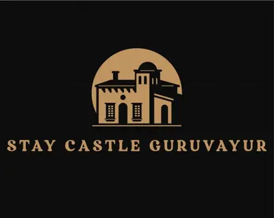 a silhouette of a building with the moon in the background at Stay Castle in Guruvāyūr