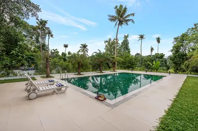 an image of a swimming pool at a house at Le Jardin - Luxury Private Pool Villa near Kochi, Kerala in Ernakulam