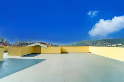 a view from the roof of a building at Super Collection O Charing Cross Ooty in Ooty