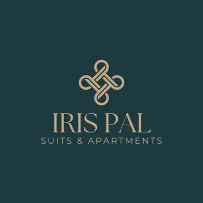 a logo for an iris perl suites and apartments at VVP Rooms in Cochin
