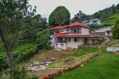 a house sitting on top of a hill at Onella in Yedapalli