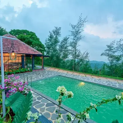 Whispering Hills Pine Malhar Pool & Tent Attappadi by VOYE HOMES
