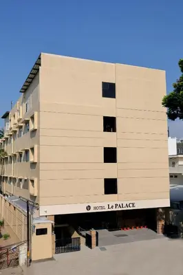a building with the words hotel la palace on it at Hotel Le Palace in Coimbatore