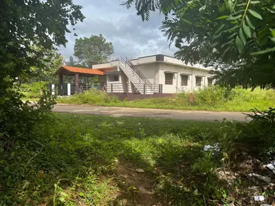 a house on the side of a road at Kannada Maathe Home Stay- Golden Temple-Tibet camp 2 km far in Kushālnagar