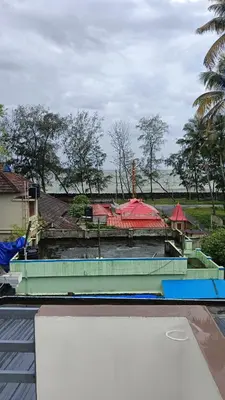 a view of a roof of a house at Seascape Homestay Cherai Beach in Cochin