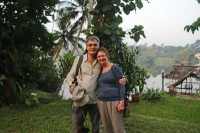 a man and a woman posing for a picture at Pearl Spot in Alwaye