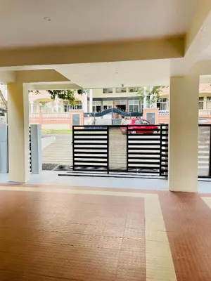 a empty room with a gate in a building at Anand's Elegant 2BHK Apartment - AC in Mysore