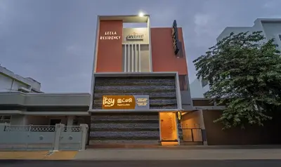 a building with a sign that reads joy spa at Itsy Hotels Everest Leela Residency in Erode