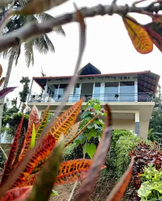 a house with a lot of carrots in front of it at Nvoyages Plantataion Stay Coorg in Madikeri