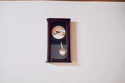 a clock on the side of a wall at 50 Fables Vintage Kerala Pool Home in Pulpally