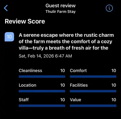 a screenshot of a cell phone with a respawn score at Thulir Farm Stay Near Isha Yoga Adiyogi in Coimbatore