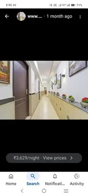 a picture of a hallway in a building at AB Merridien in Coimbatore