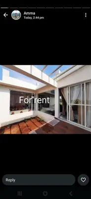 a picture of a for rent sign on a website at Glass house in Pollāchi