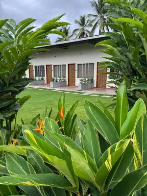 a house with green plants in front of it at Bhoomi in Mysore