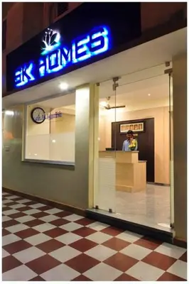 a store front with a sign for a restaurant at SK Residency Unit 2 in Coimbatore