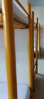 a couple of bunk beds in a room at vrs dormitary in Mysore