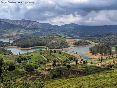 a view of the allegheny river from a hillside at The Views - True Baduaga Living in Ooty