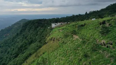 a house on the side of a hill with trees at CHILLAX Resorts Palakkayam THATTU in Paithalmala
