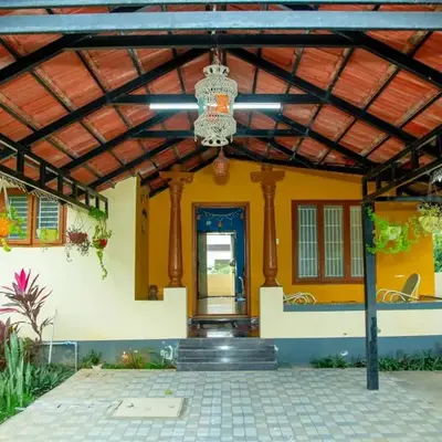 A Chettinad villa in Coimbatore on the way to Adiyogi and nearer to Maruthamalai